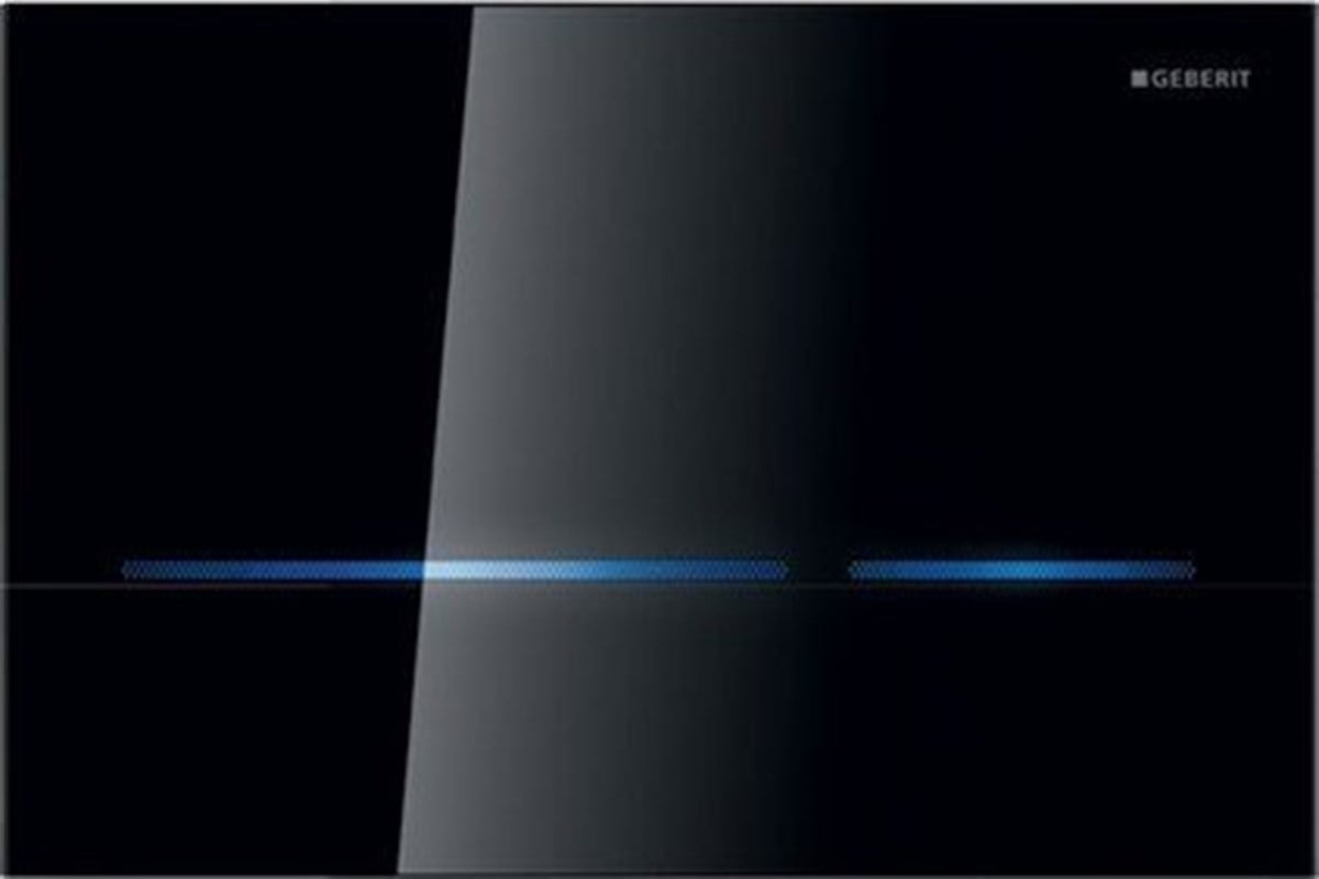 Geberit Sigma80 Fotoselli Kumanda Kapağı, Siyah