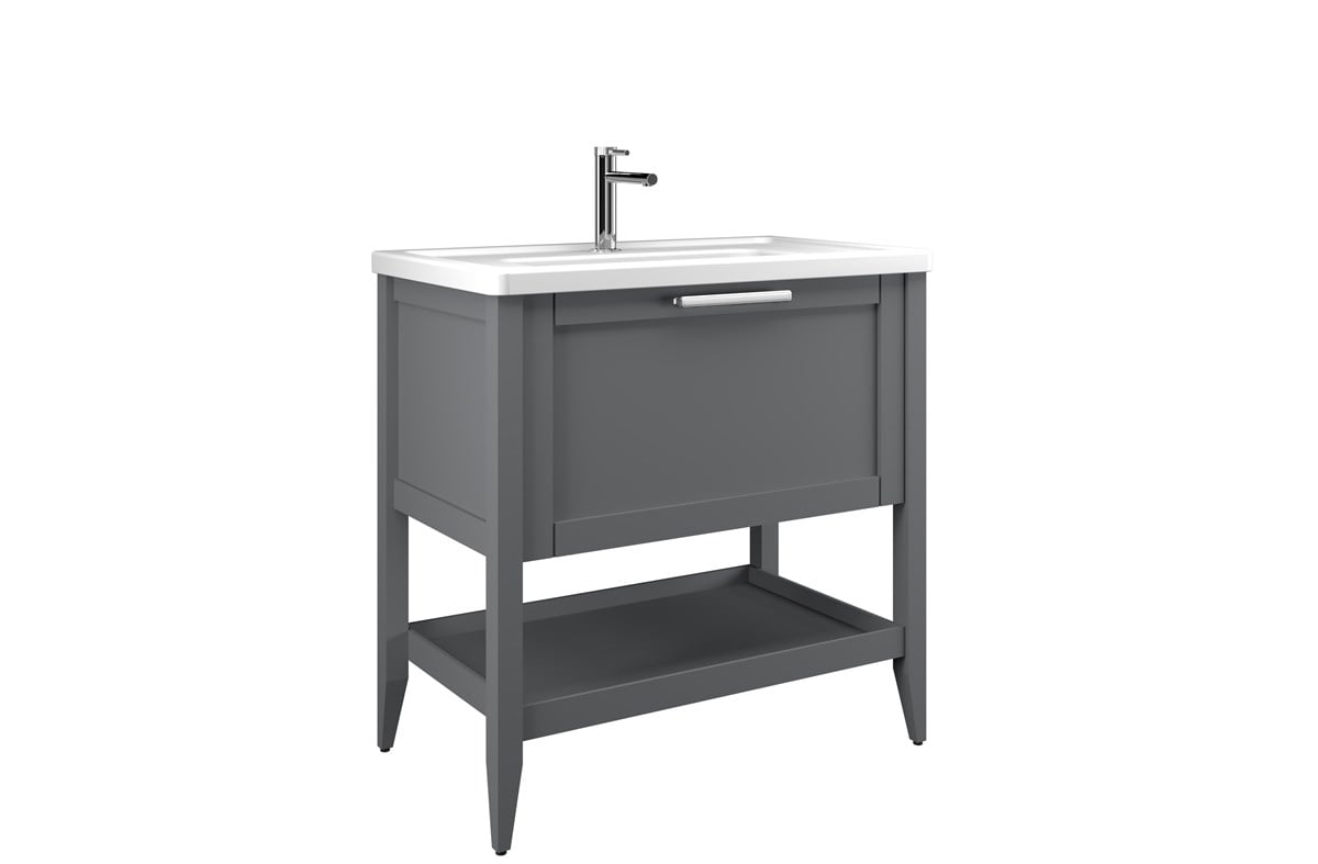 Orka Bastle 85 cm Banyo Dolabı