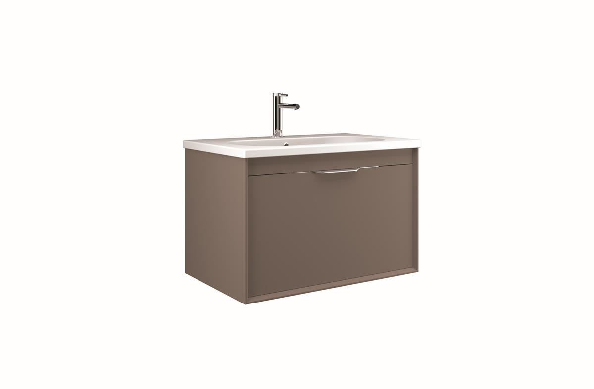 Orka Clay 100 cm Tek Çekmeceli Banyo Dolabı