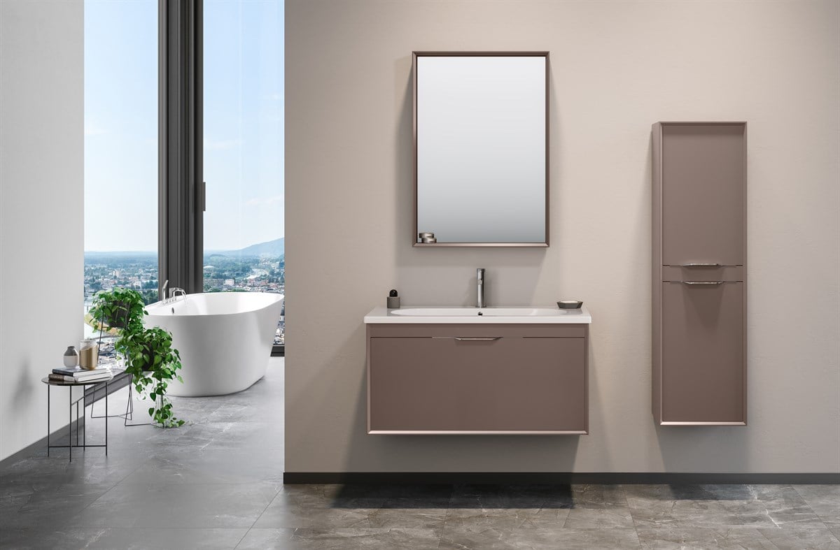 Orka Clay 65 cm Banyo Dolabı