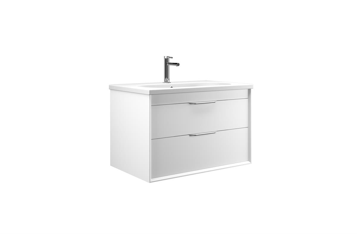 Orka Clay 65 cm Çift Çekmeceli Banyo Dolabı
