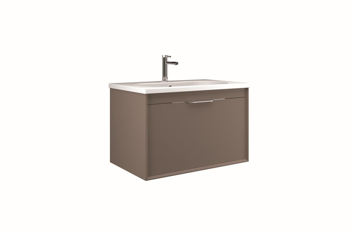 Orka Clay 65 cm Tek Çekmeceli Banyo Dolabı