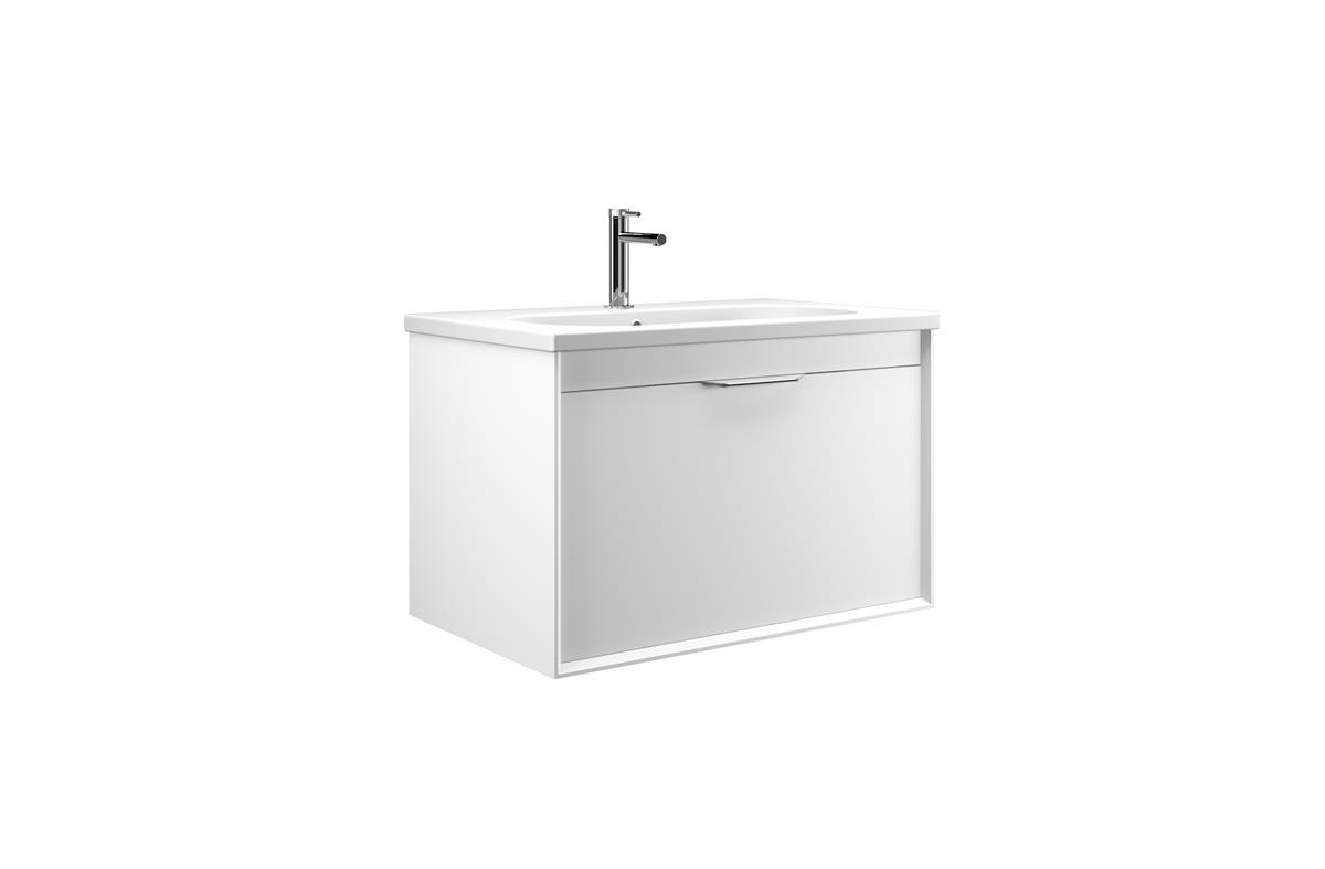 Orka Clay 80 cm Tek Çekmeceli Banyo Dolabı
