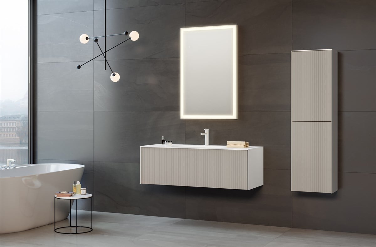 Orka Cube 100 cm Banyo Dolabı