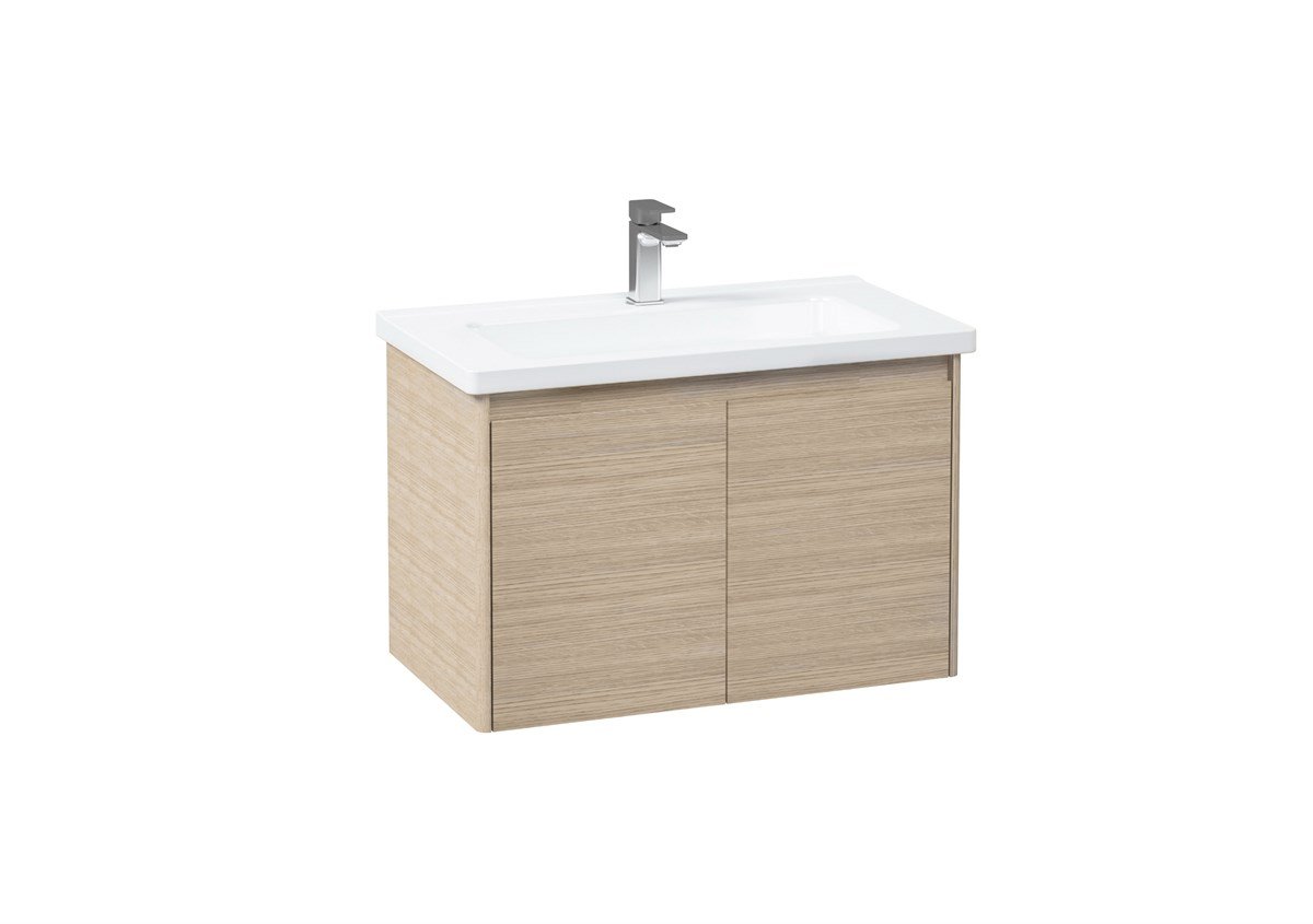 Orka Düden Kapaklı Red Walnut 60 cm Banyo Dolabı