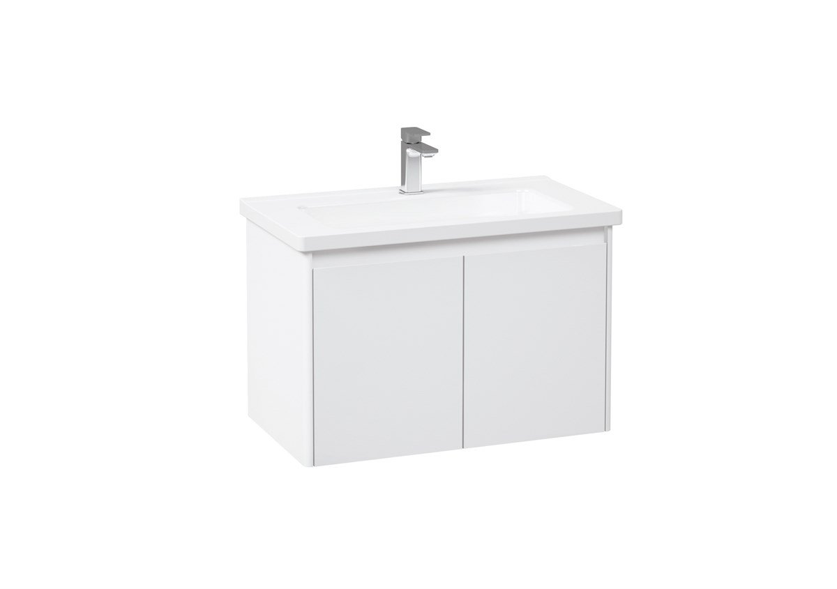 Orka Düden Kapaklı Red Walnut 60 cm Banyo Dolabı