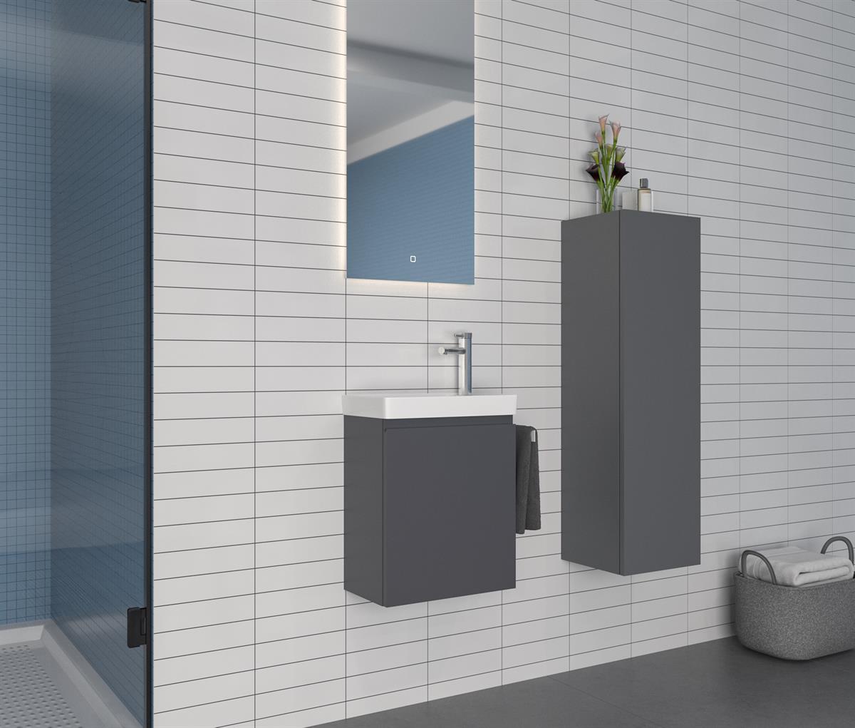 Orka Ferla 40 cm Banyo Dolabı