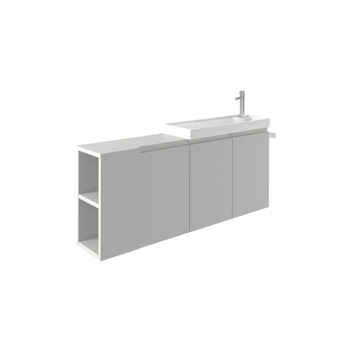 Orka Ferla 80 cm Banyo Dolabı