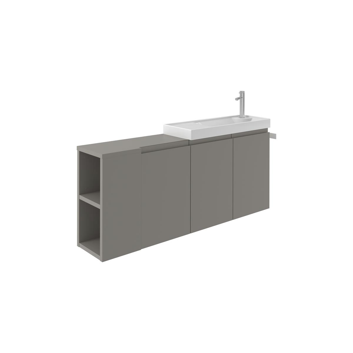 Orka Ferla 80 cm Banyo Dolabı