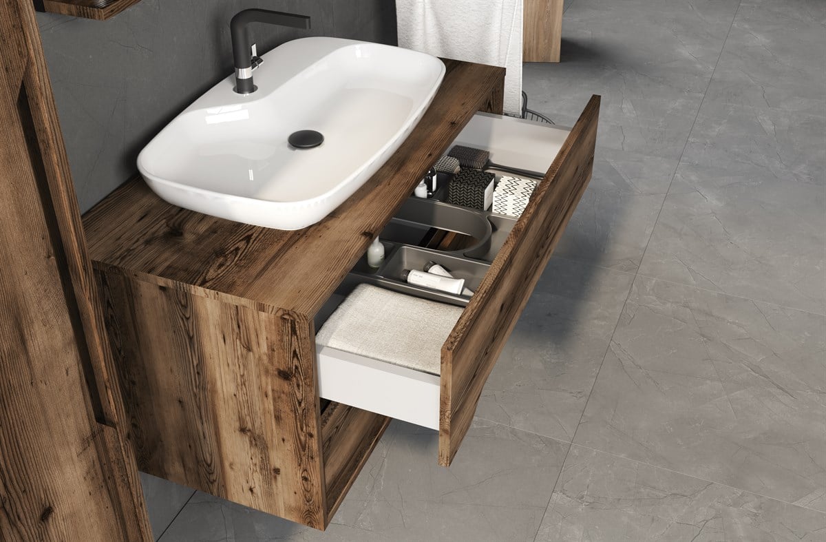 Orka Galia Lidya 100 cm Banyo Dolabı