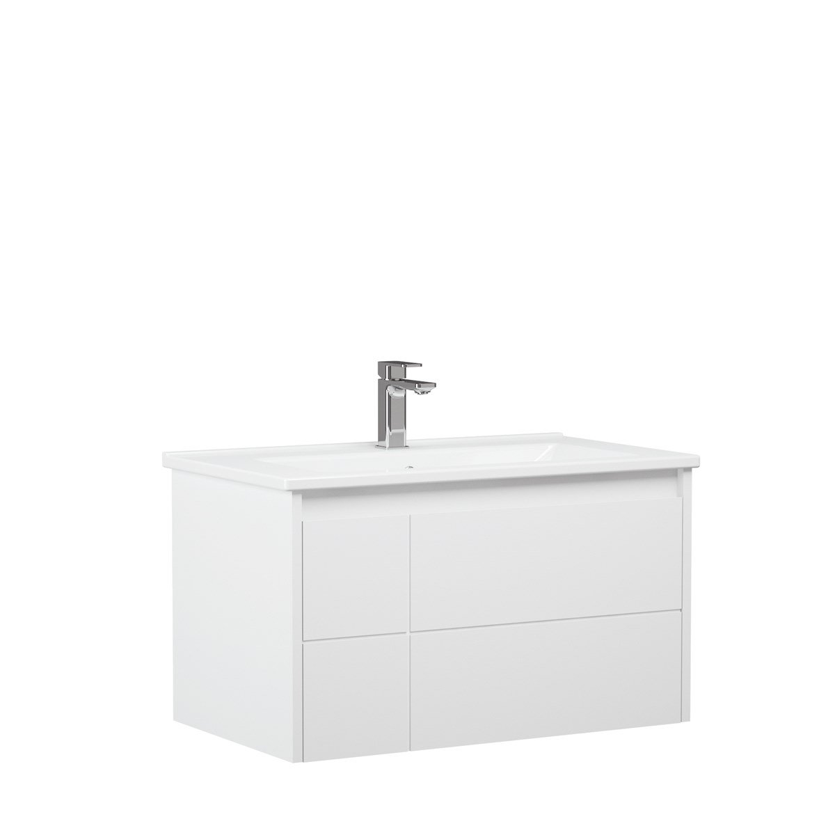Orka Likya Antrasit 100 cm Banyo Dolabı