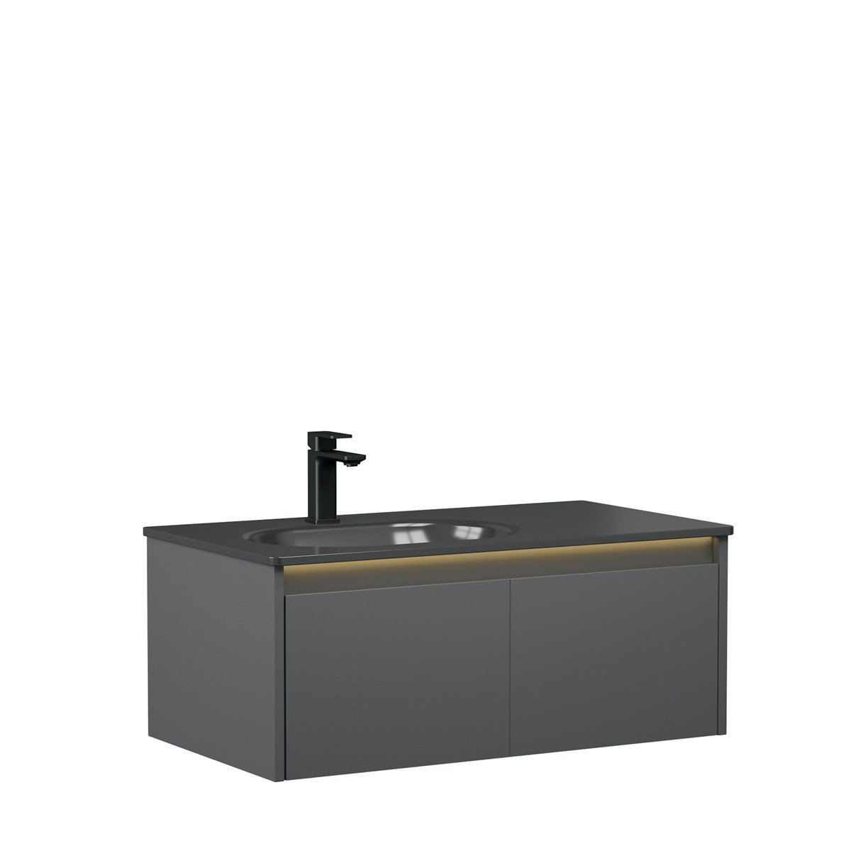 Orka Lisbon Kaşmir 132 cm Banyo Dolabı