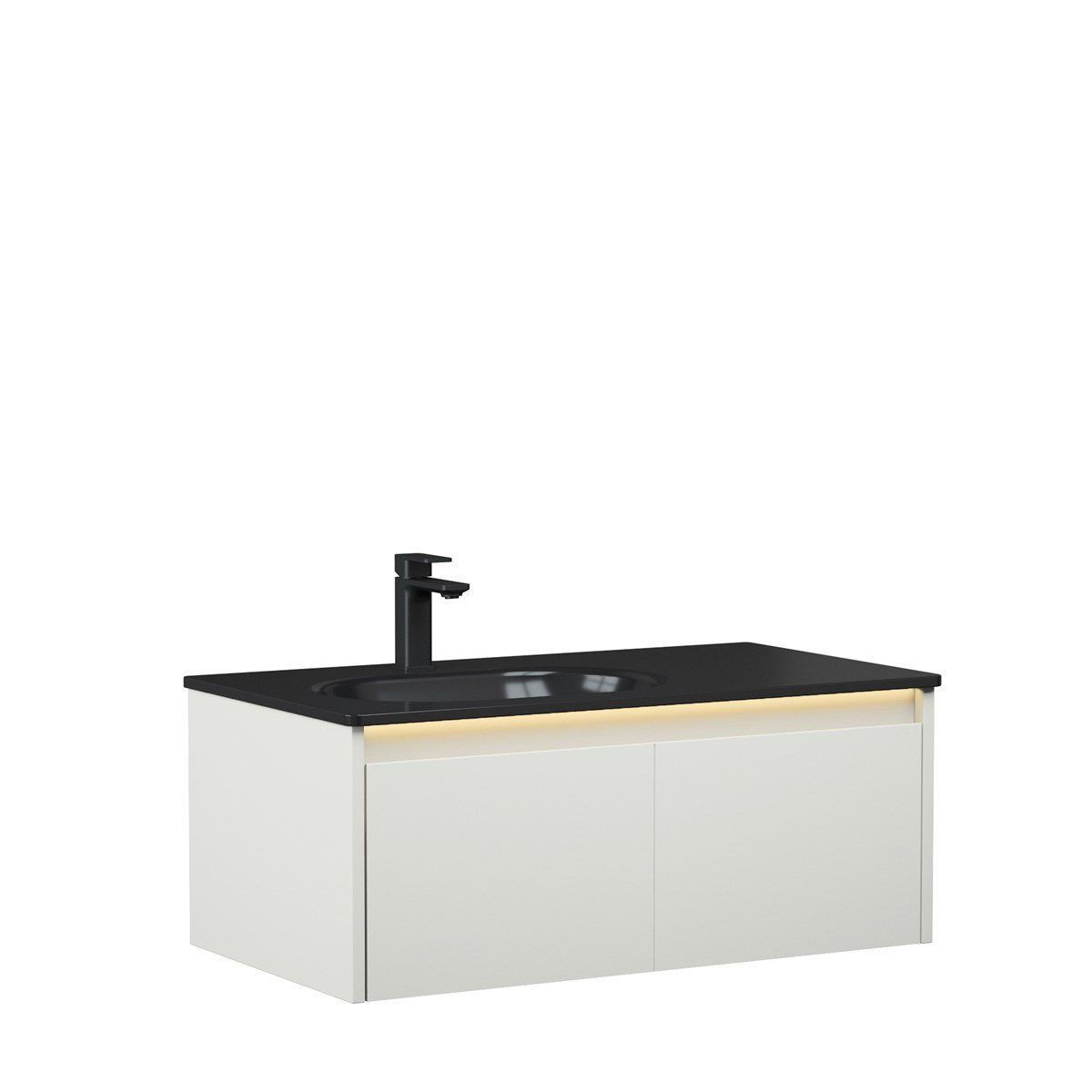 Orka Lisbon Kaşmir 132 cm Banyo Dolabı