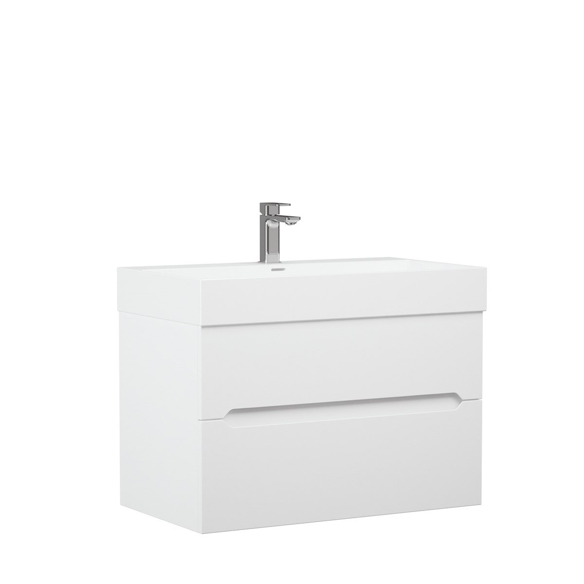 Orka Malta Antrasit 120 cm Banyo Dolabı