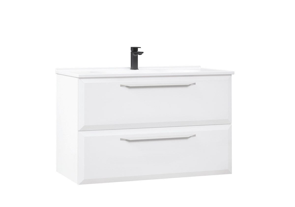 Orka Nuvola Shiny Antrasit Lake 65 cm Banyo Dolabı