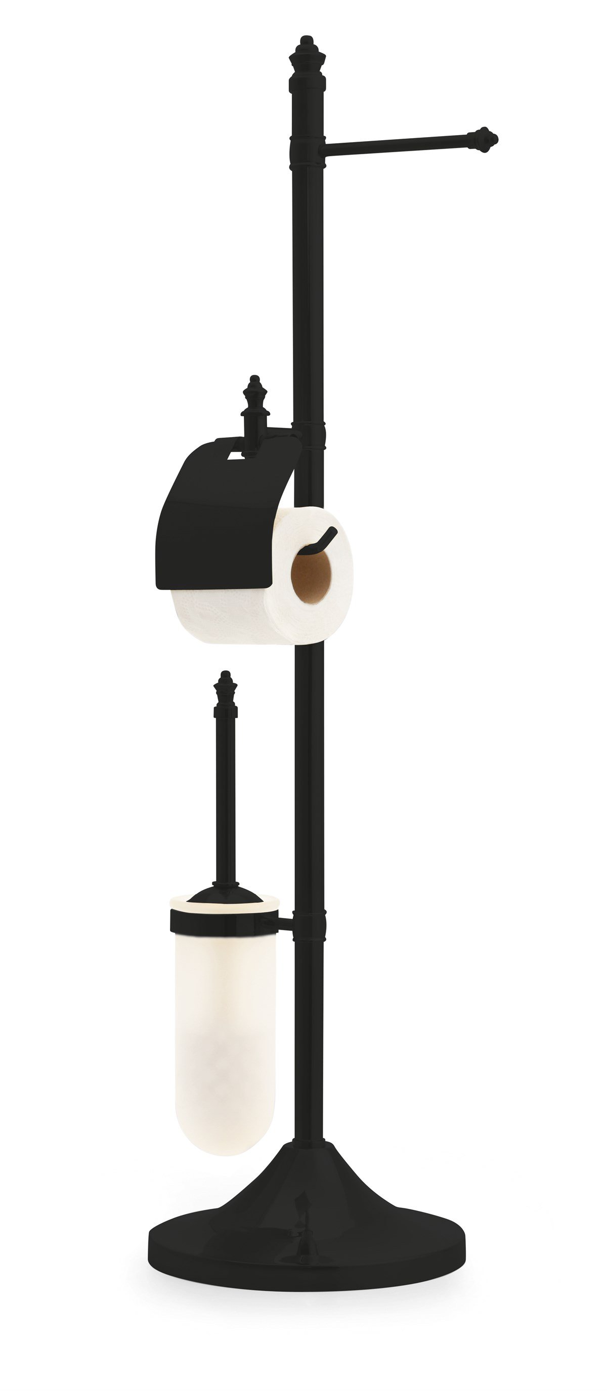 Orka Plus Banyo Aksesuarı Ayaklı Set Black