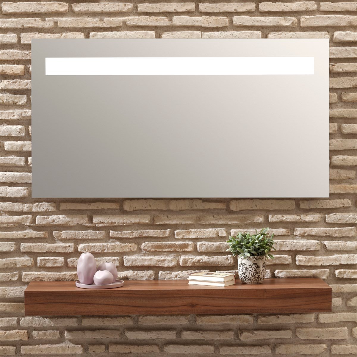Orka Plus Bergama 120x65cm Ledli Ayna