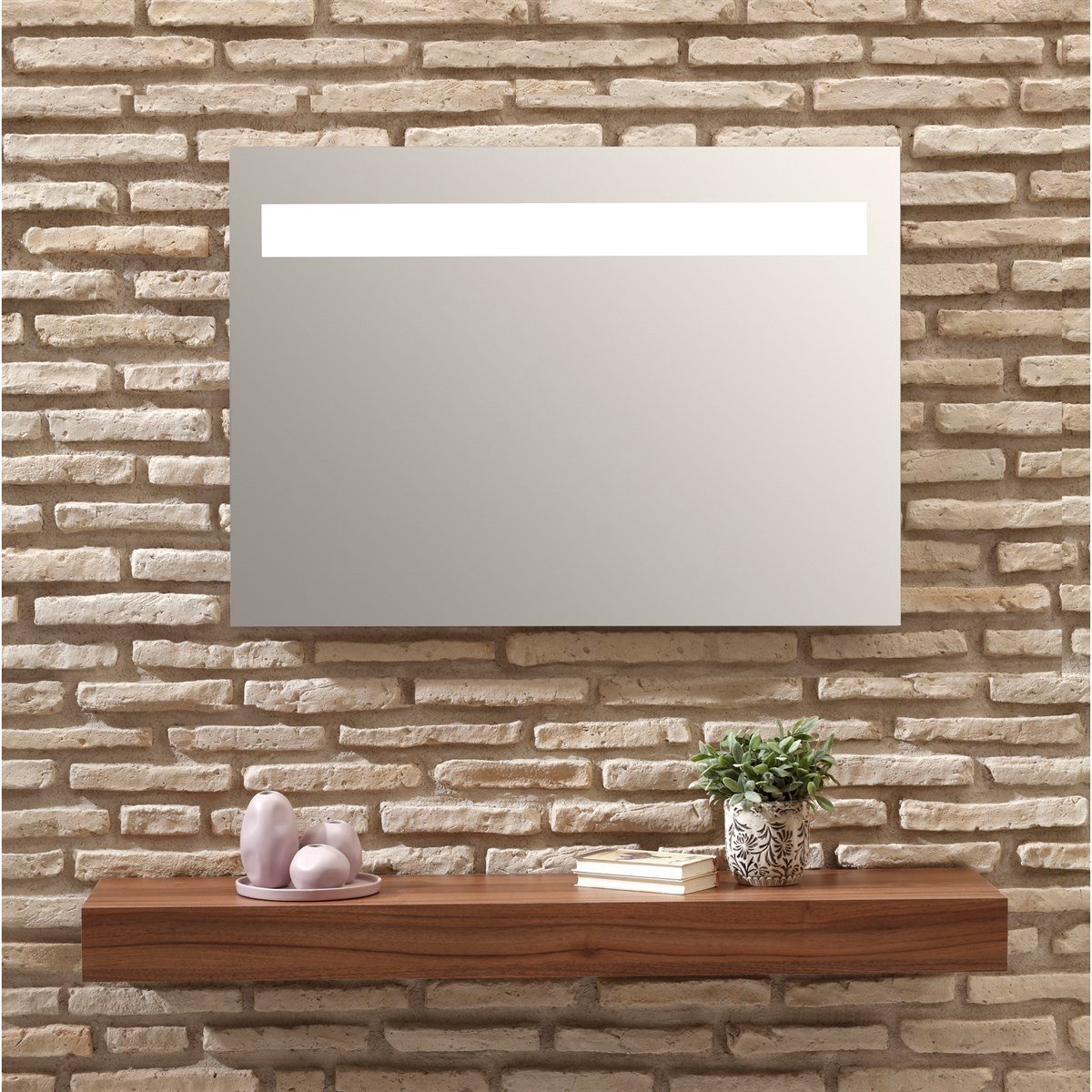 Orka Plus Bergama 80x65cm Ledli Ayna