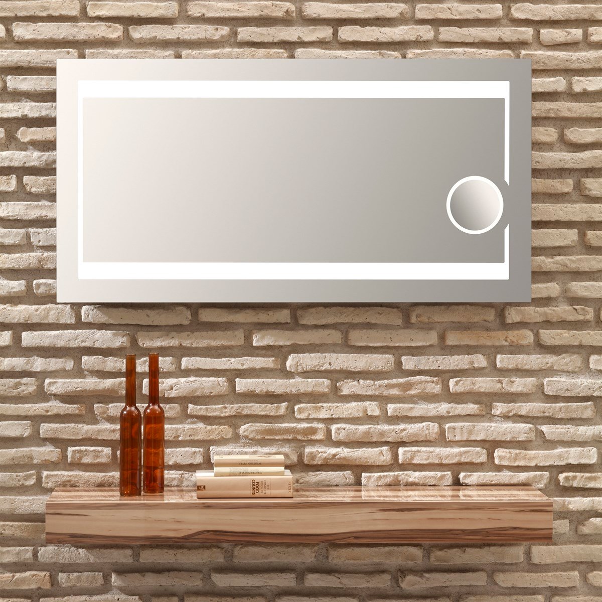 Orka Plus Galata 120x60cm Büyüteçli Ledli Ayna
