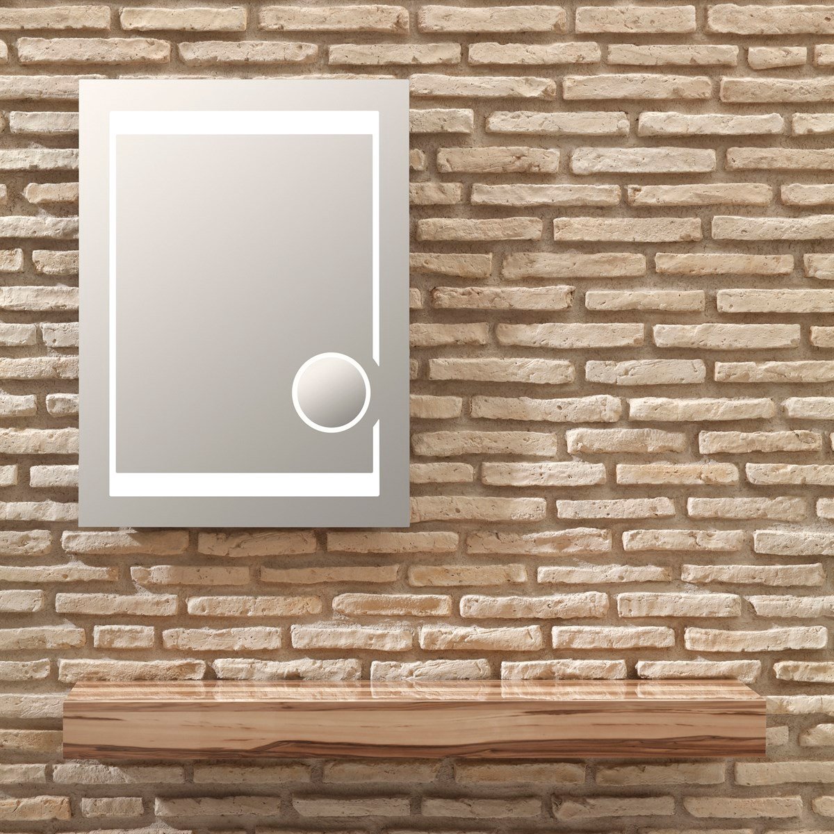 Orka Plus Galata 80x60 Cm Ledli Ayna
