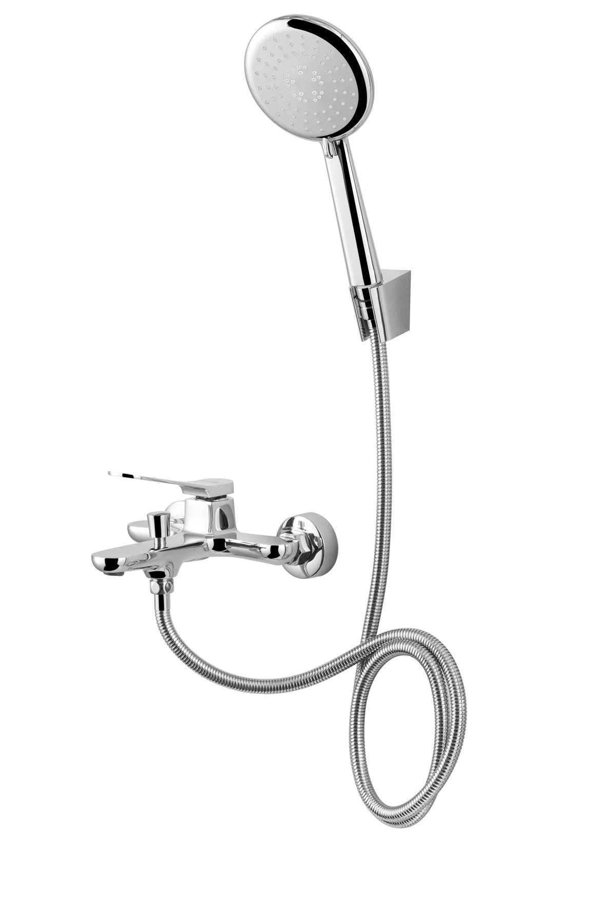 Orka Plus Moderna El Duş Setli Banyo Armatürü Krom