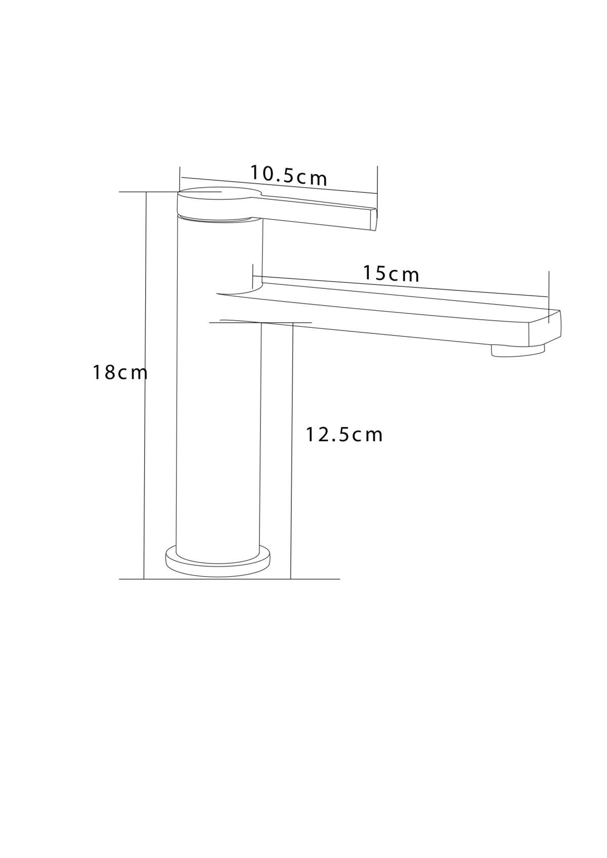 Orka Plus Quattro Lavabo Armatürü Fırça Gri