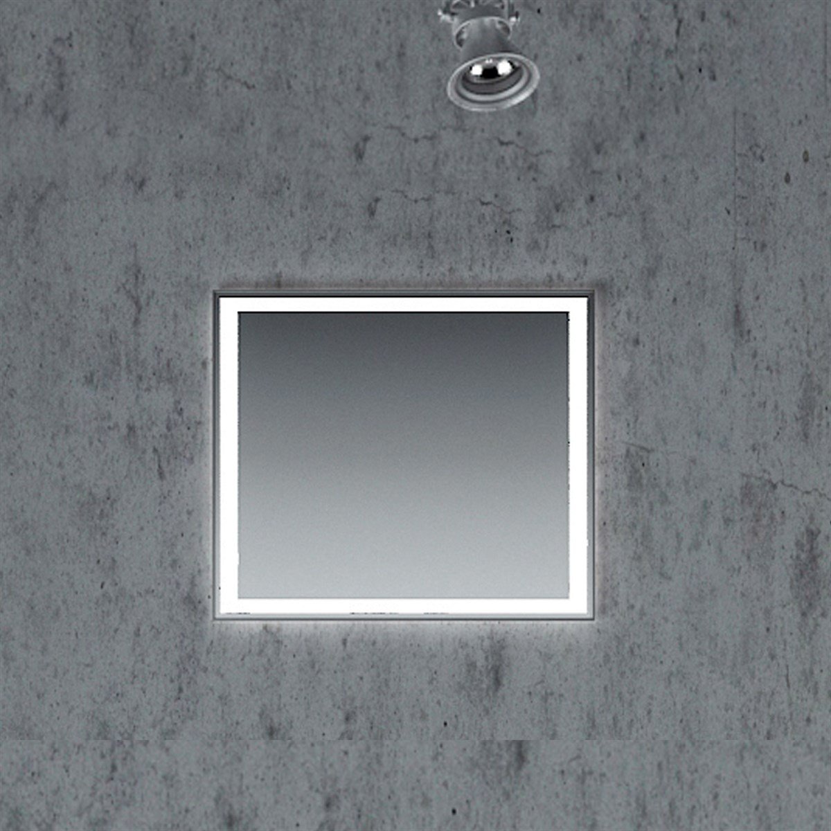 Orka Plus Style 75x65 Cm Parlak Krom Çerçeveli Ayna