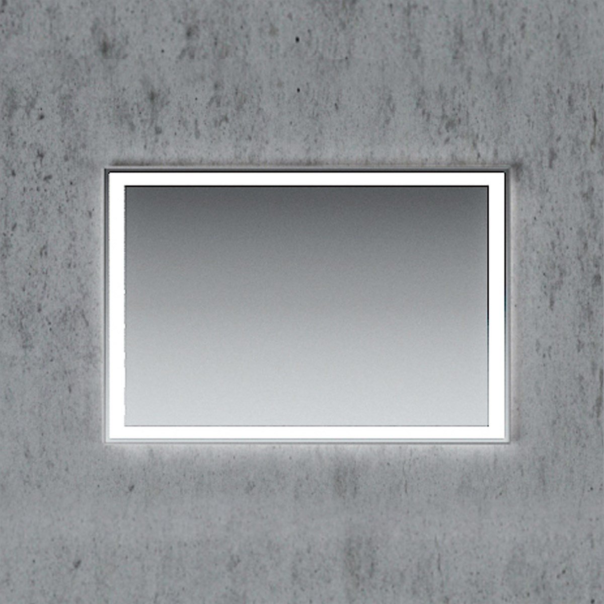 Orka Plus Style 95x65 Cm Parlak Krom Çerçeveli Ayna