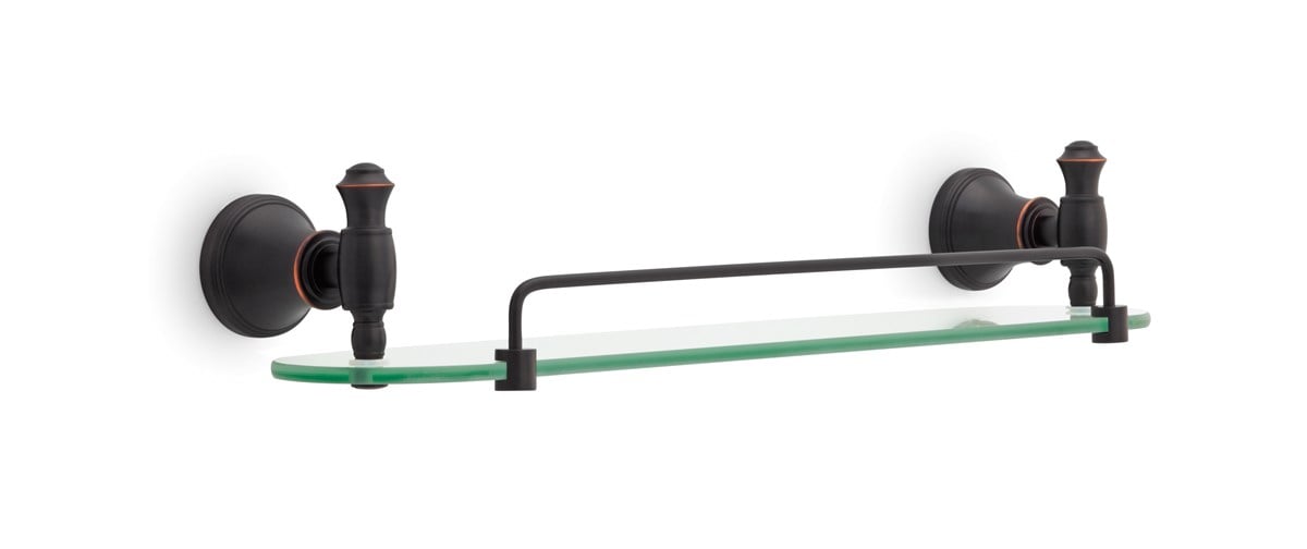 Orka Plus Turna Aksesuar Cam Etajer Black Antique