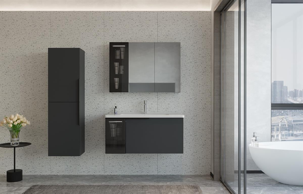 Orka Pure 100 cm Banyo Dolabı