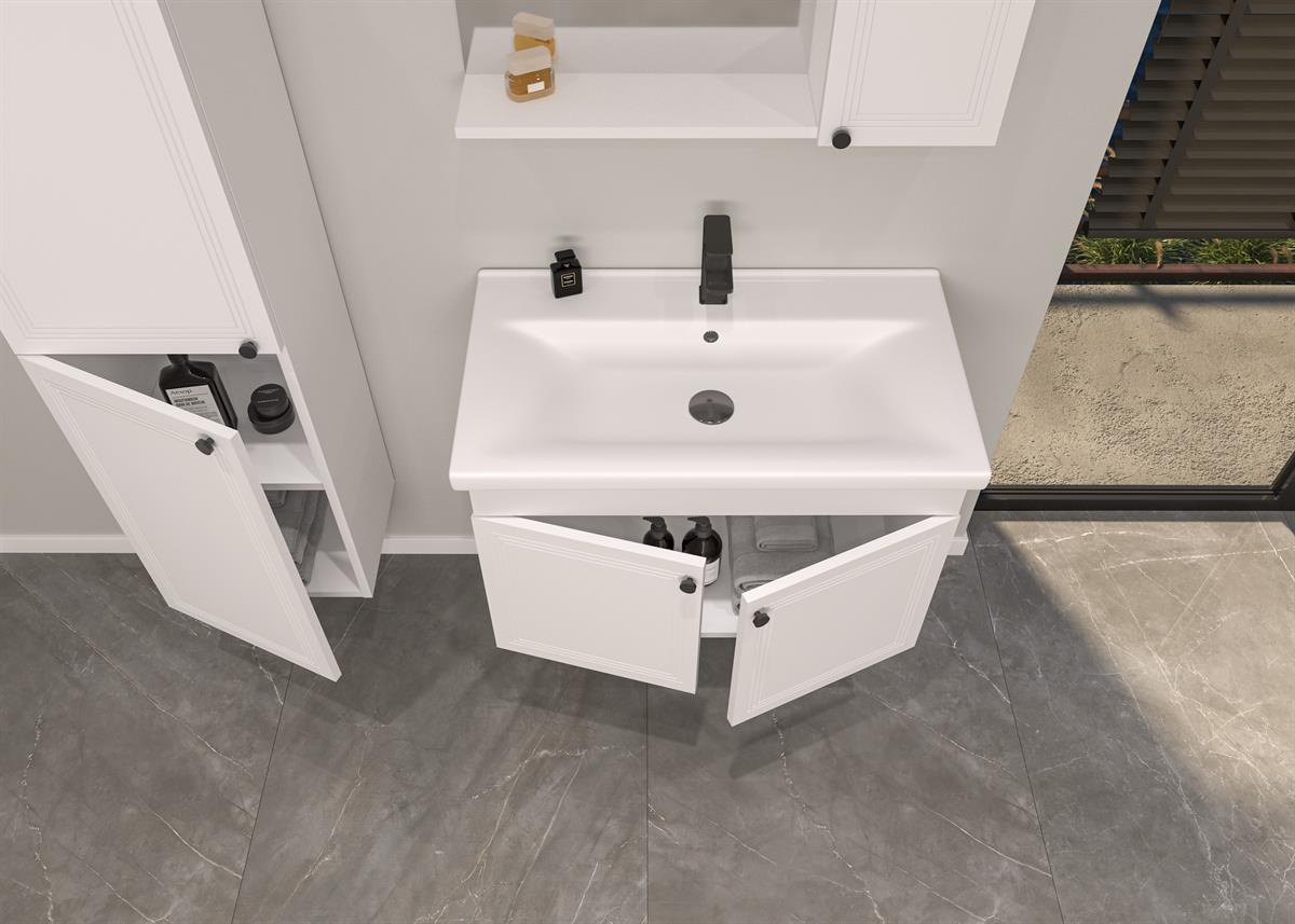 Orka Rio 80 cm Banyo Dolabı