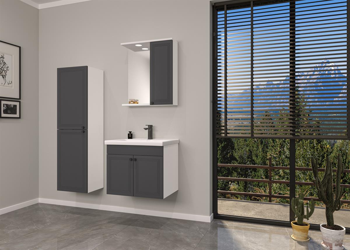 Orka Rio 80 cm Banyo Dolabı