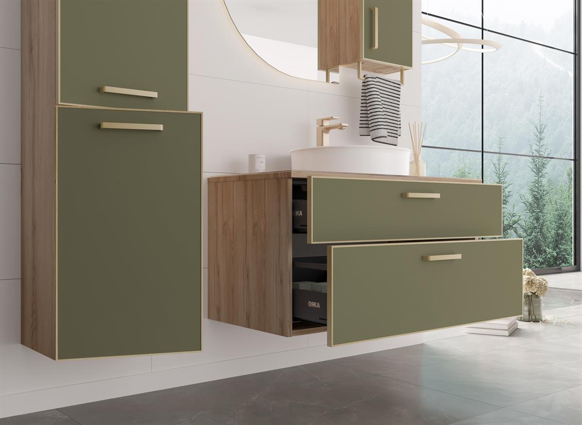 Orka Salerno 75 cm Banyo Dolabı