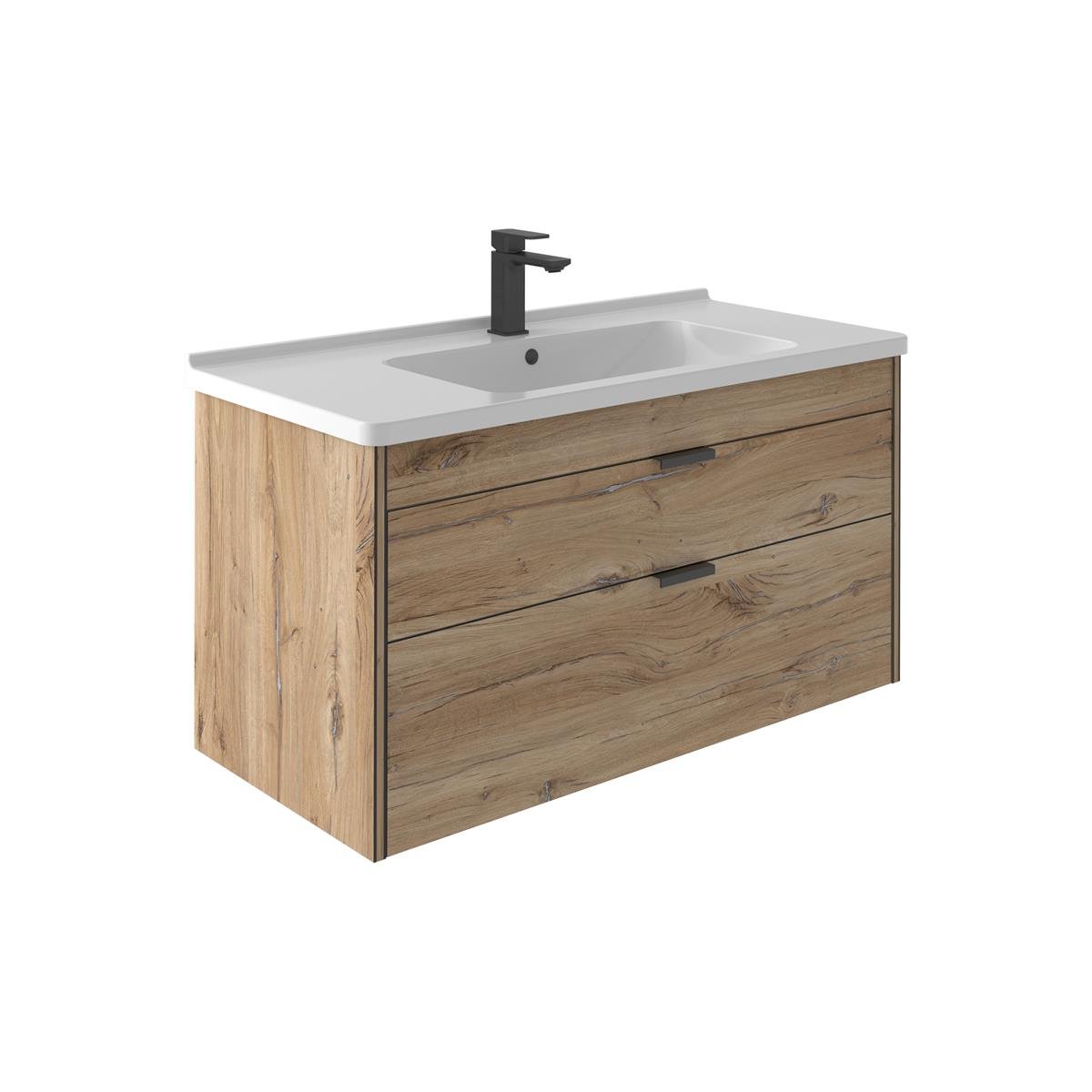 Orka Trio Çekmeceli Asma 65 cm Banyo Dolabı