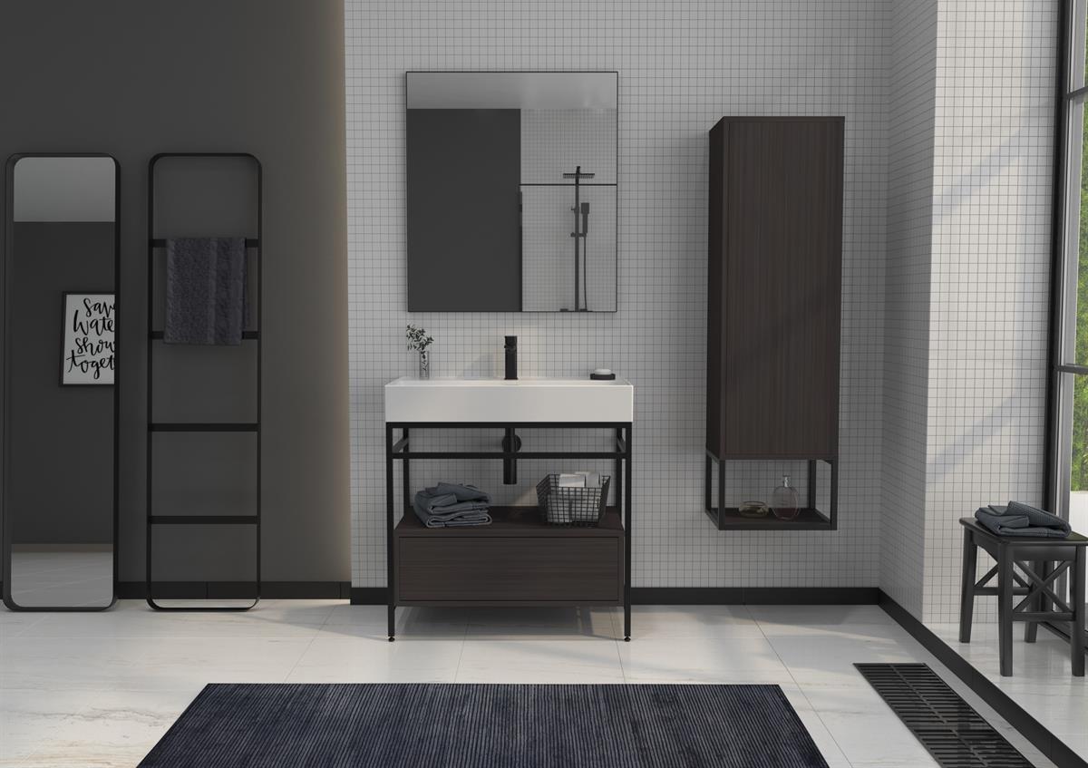 Orka Vegas 80 cm Banyo Dolabı