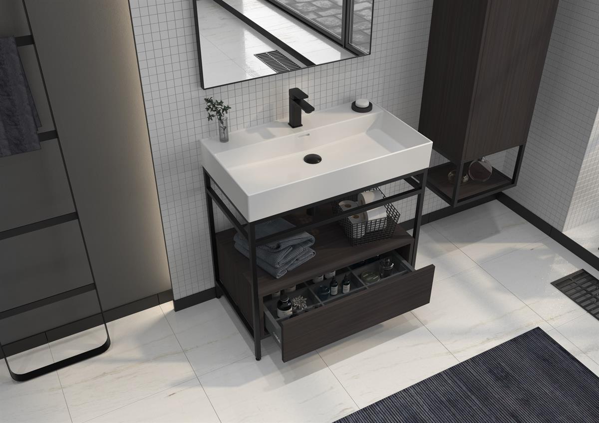 Orka Vegas 80 cm Banyo Dolabı