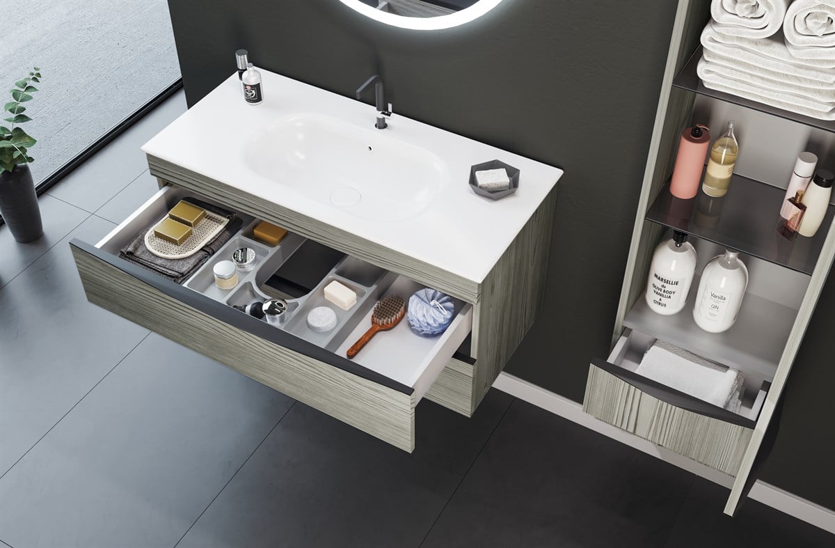 Orka Vento Dublin 100 cm Banyo Dolabı