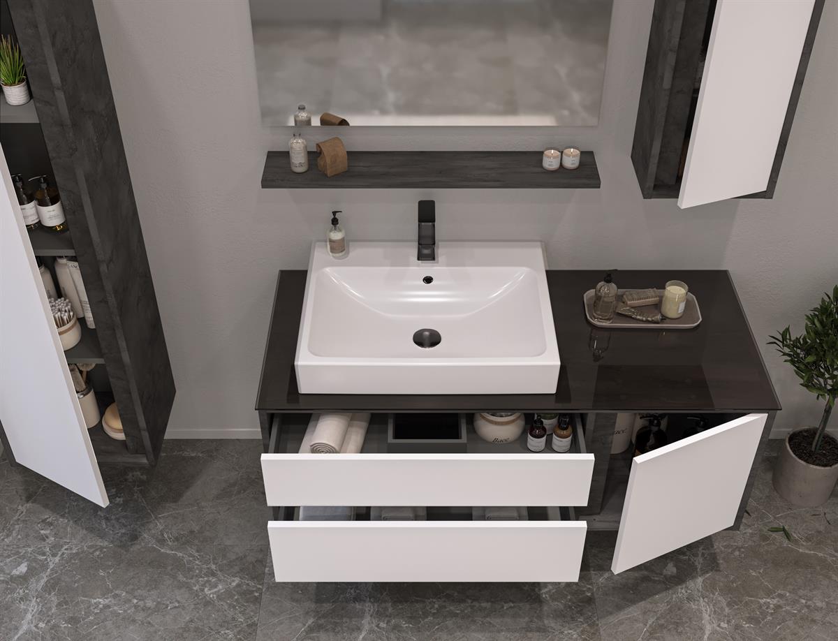 Orka Verona 100 cm Banyo Dolabı