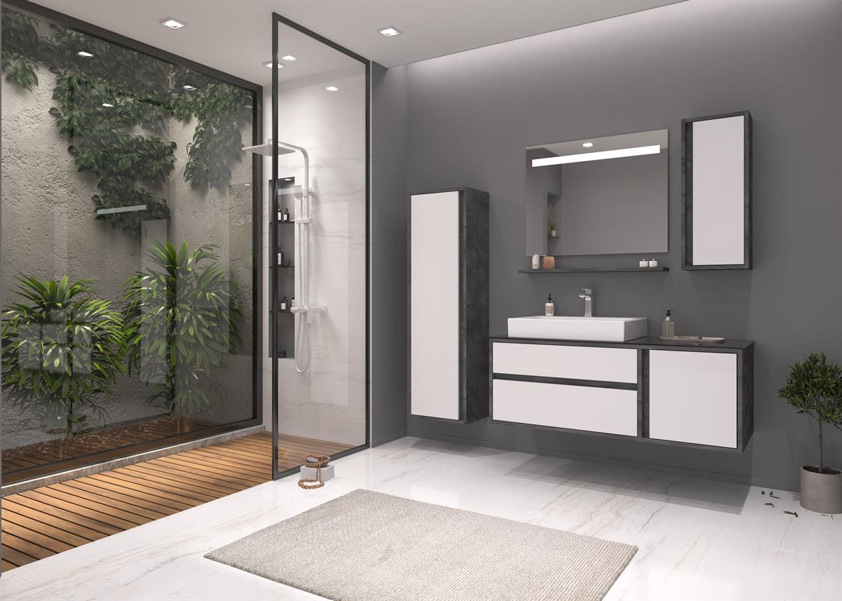 Orka Verona 120 cm Banyo Dolabı