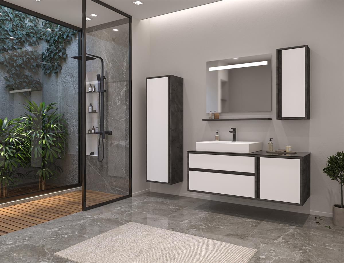 Orka Verona 120 cm Banyo Dolabı