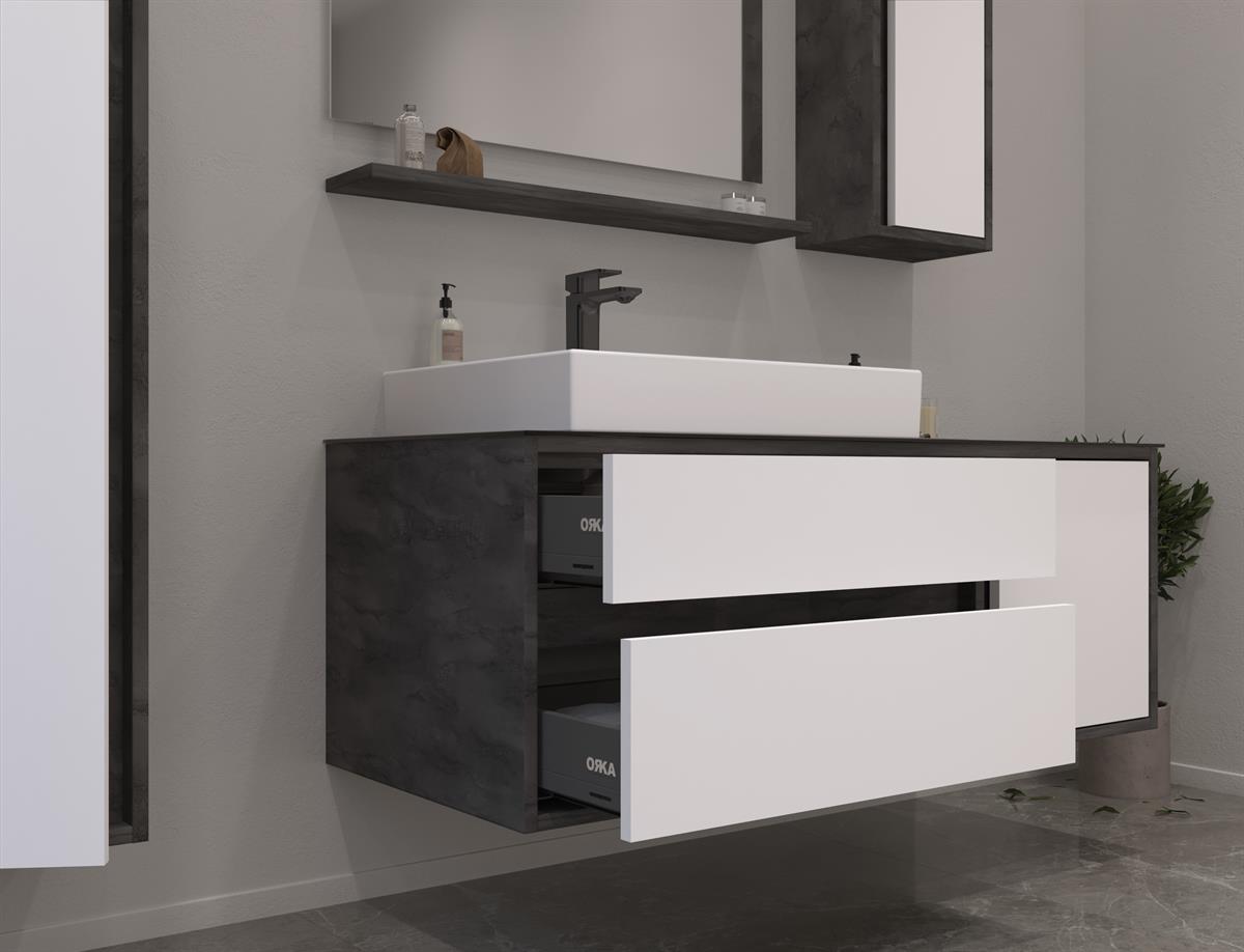 Orka Verona 120 cm Banyo Dolabı