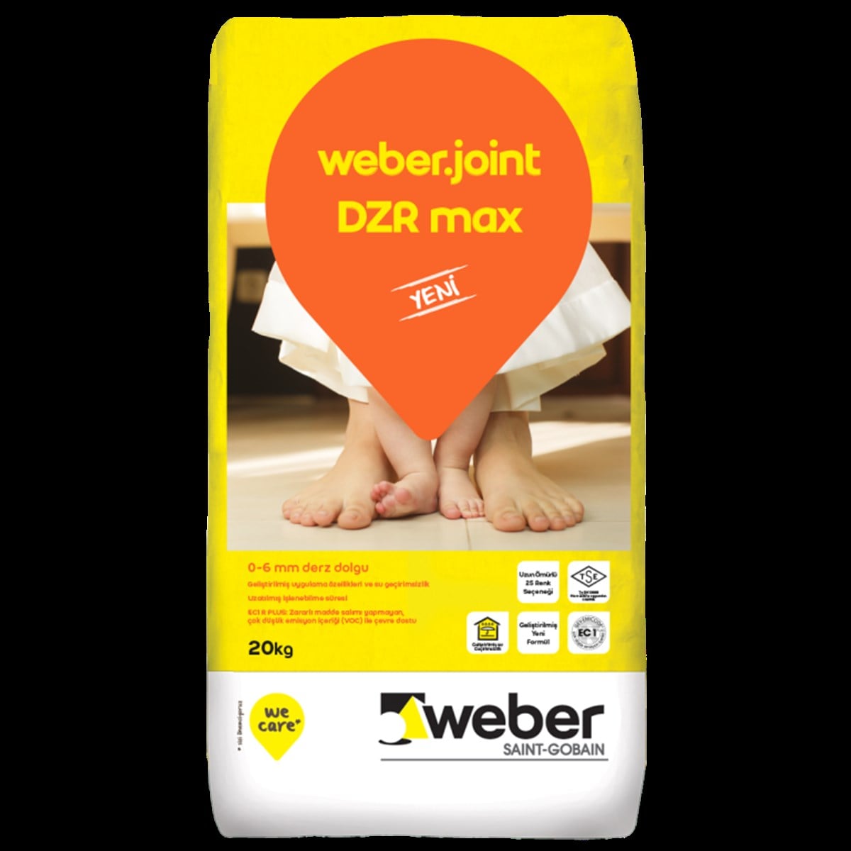 Weber Joint Dzr Max Silikonlu Derz Dolgu Sis Gri 20 KG
