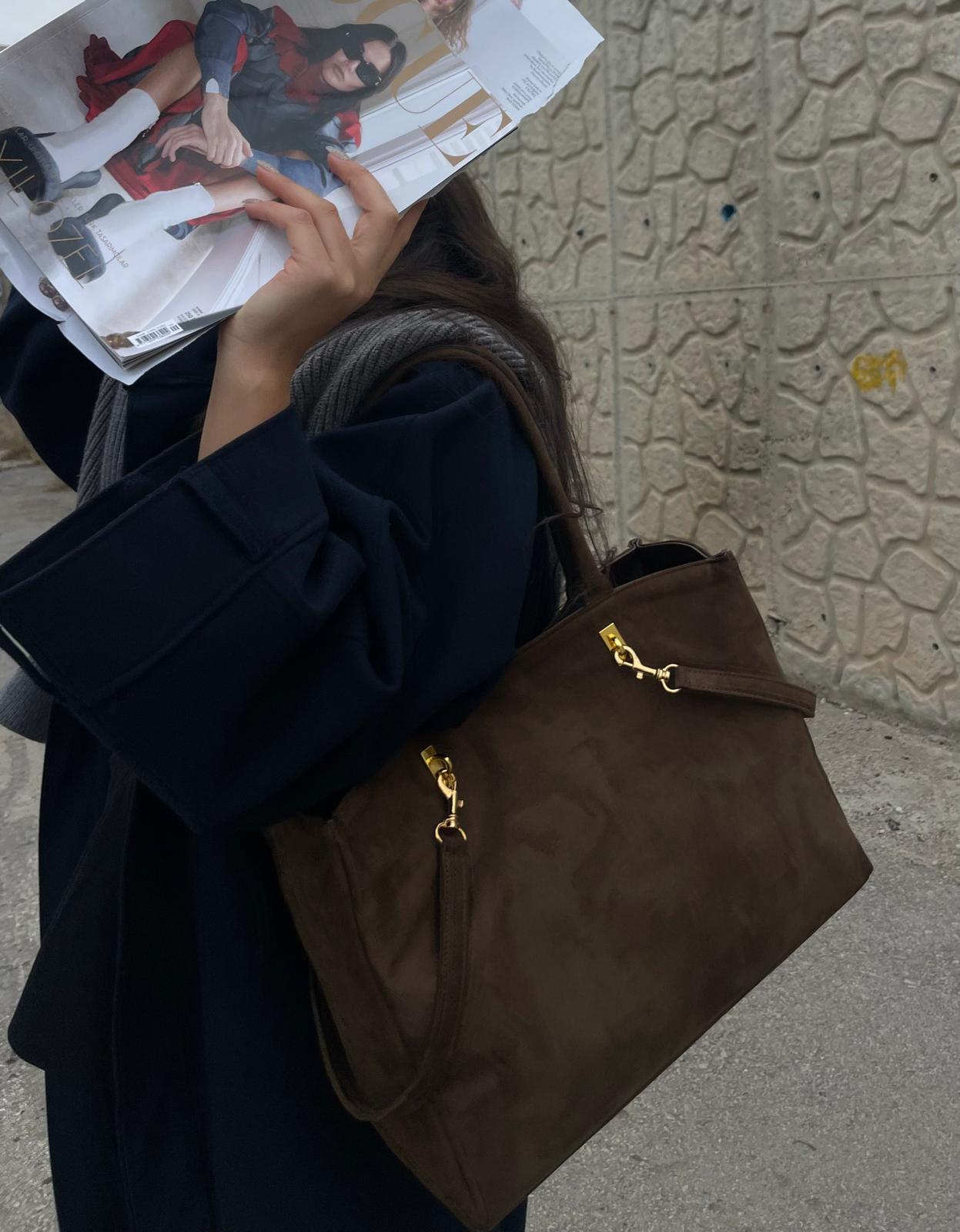  SÜET HUGE ÇANTA