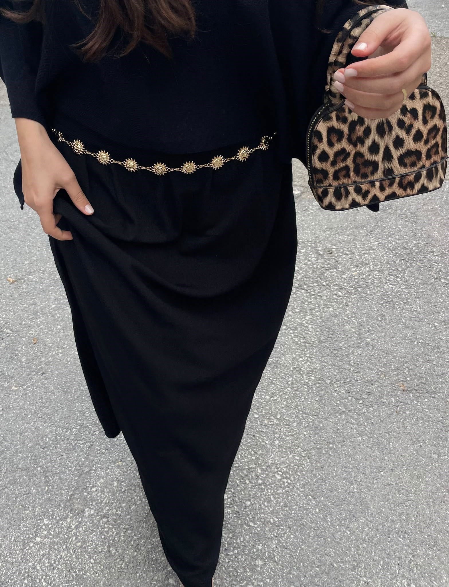 LEOPAR MİNİ EL ÇANTASI
