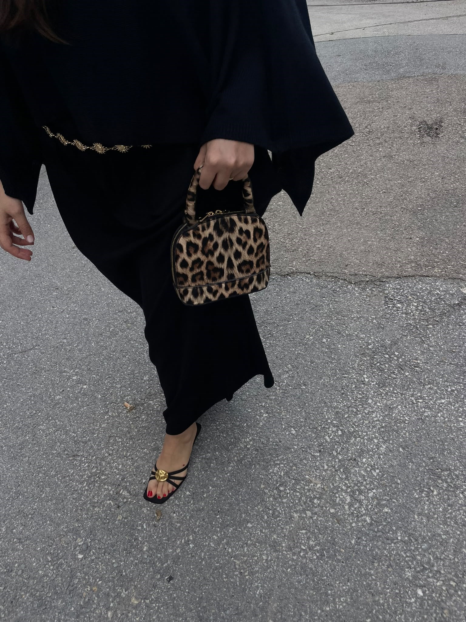 LEOPAR MİNİ EL ÇANTASI