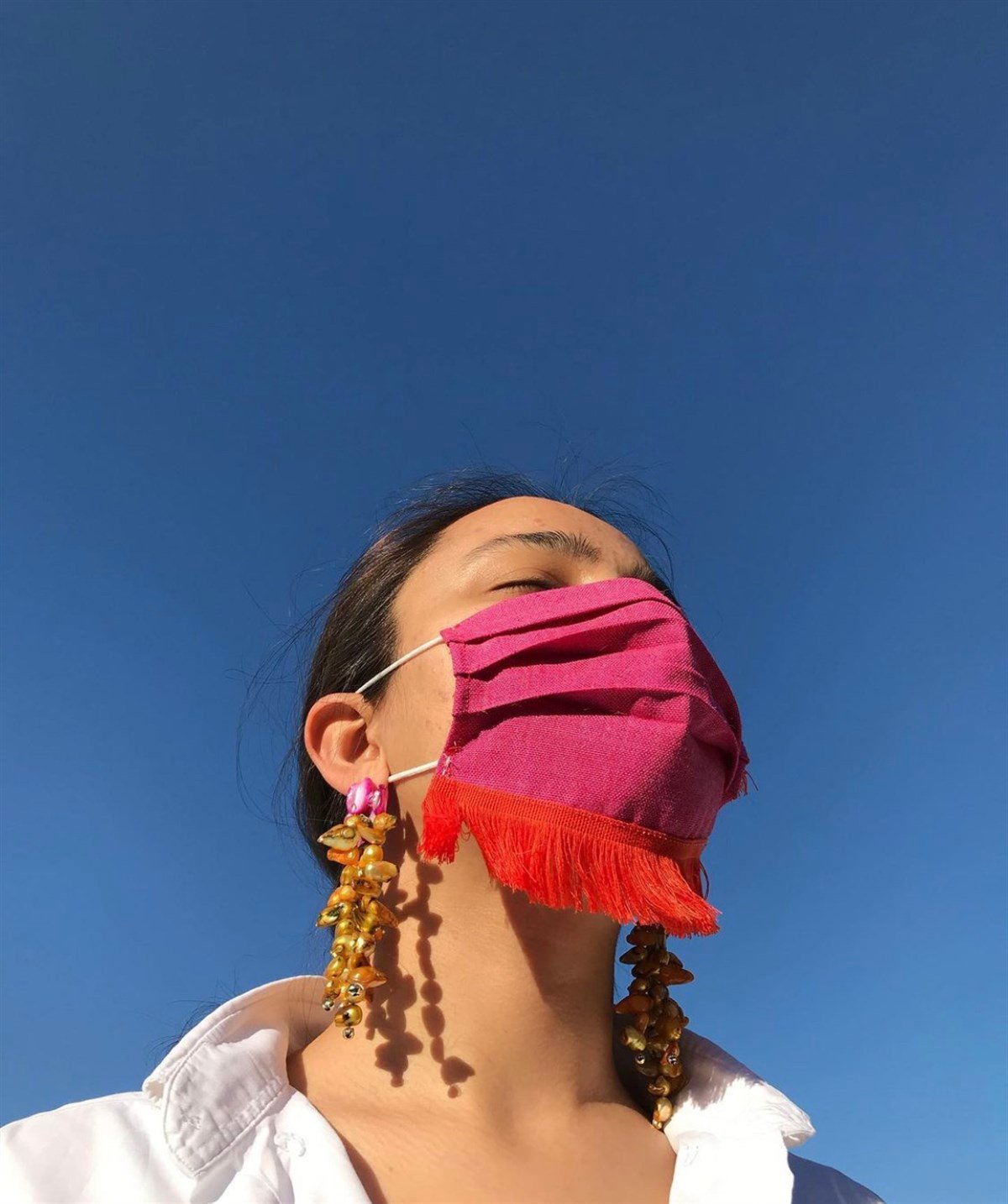 PEMBE KETEN MASKE
