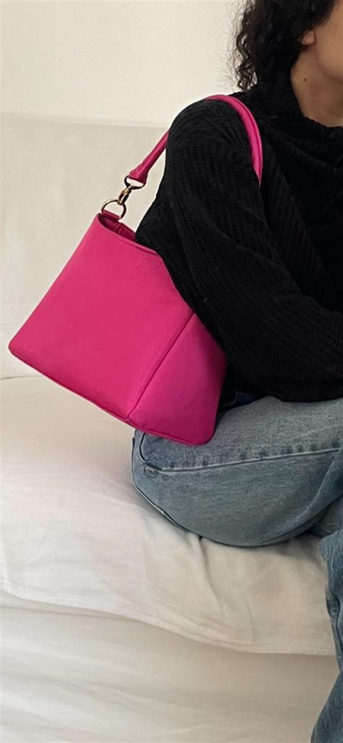 PEMBE MİNİ ÇANTA