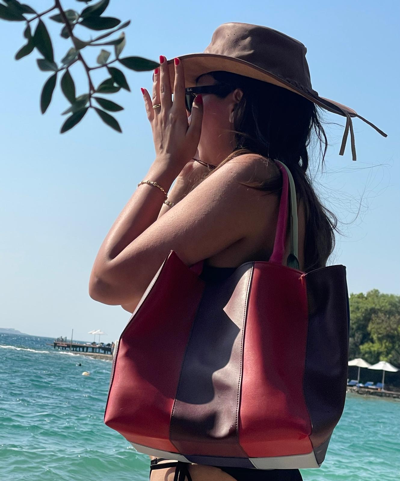 RENKLİ HUGE ÇANTA