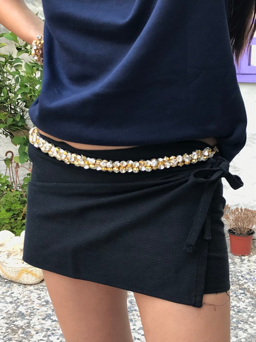 SİYAH MİNİ ETEK
