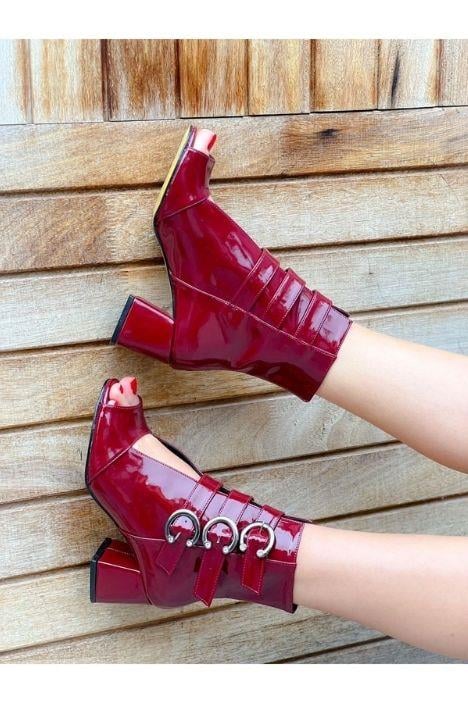 ELLAS BORDO RUGAN TOKALI YAZLIK BOT SANDALET